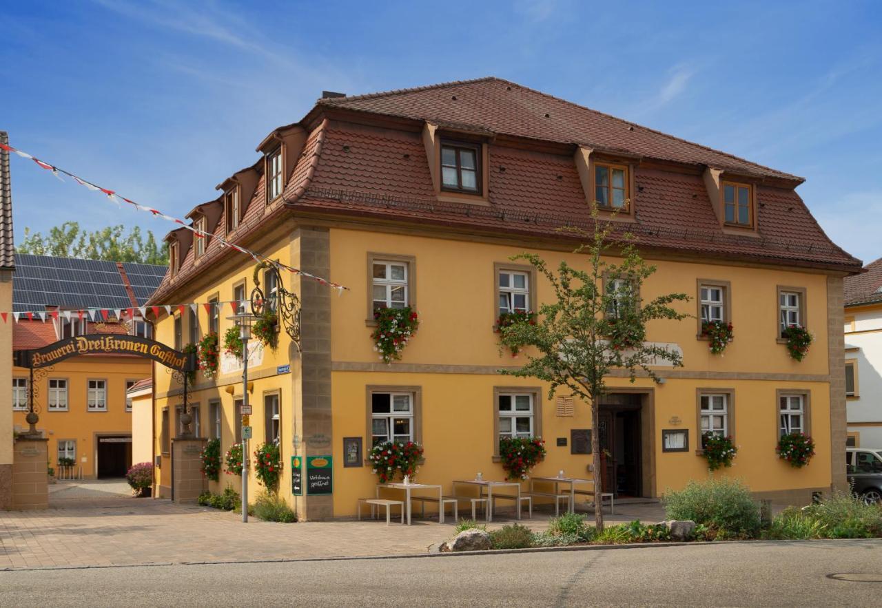 Hotel & Brauereigasthof Drei Kronen 멤멜스도르프 외부 사진